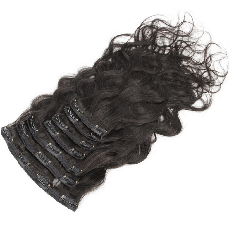 Clips in Human Hair extension Body Wave (7 pcs/set)